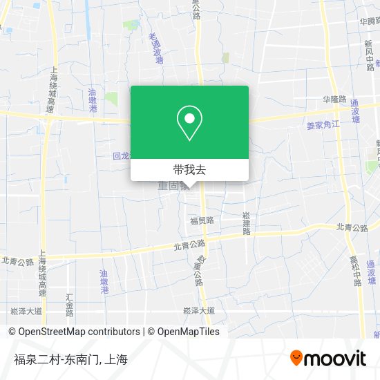 福泉二村-东南门地图