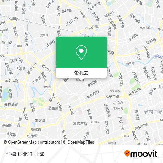 恒德里-北门地图