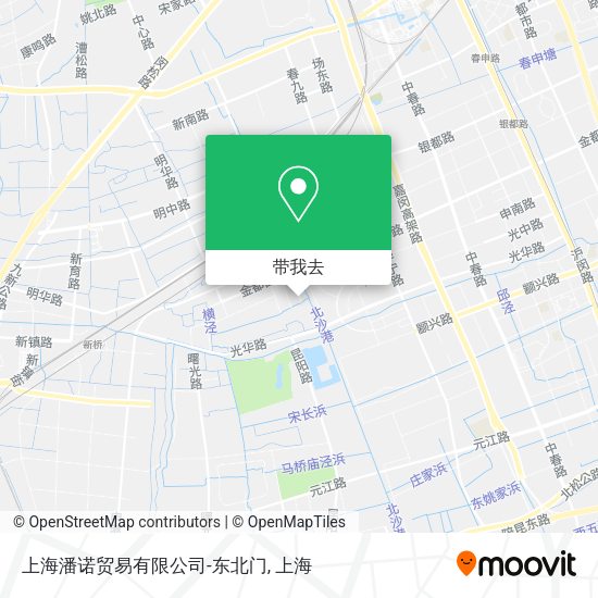 上海潘诺贸易有限公司-东北门地图