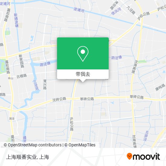 上海顺番实业地图