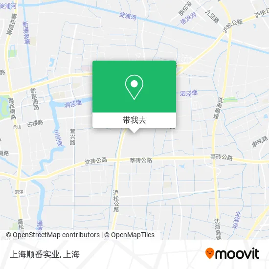 上海顺番实业地图