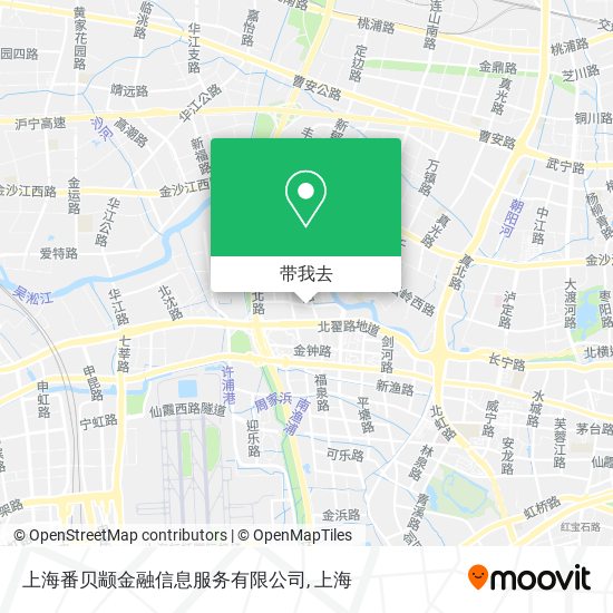 上海番贝颛金融信息服务有限公司地图