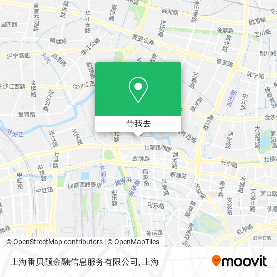 上海番贝颛金融信息服务有限公司地图
