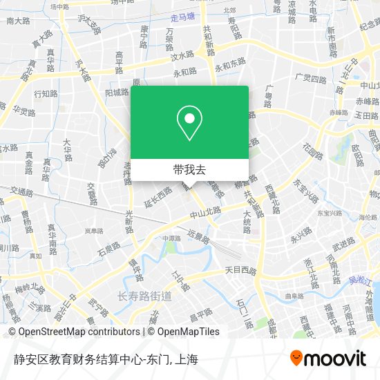 静安区教育财务结算中心-东门地图