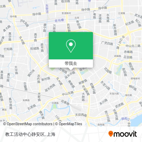 教工活动中心静安区地图