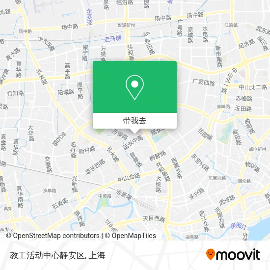 教工活动中心静安区地图
