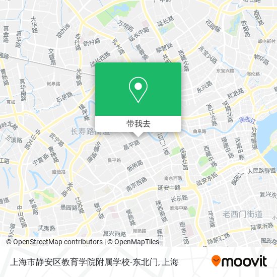 上海市静安区教育学院附属学校-东北门地图