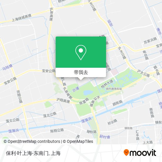 保利·叶上海-东南门地图