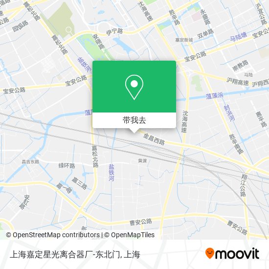 上海嘉定星光离合器厂-东北门地图