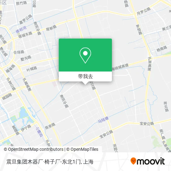 震旦集团木器厂·椅子厂-东北1门地图