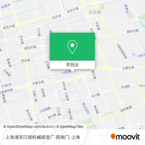 上海浦东江镇机械锻造厂-西南门地图