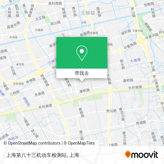 上海第八十三机动车检测站地图