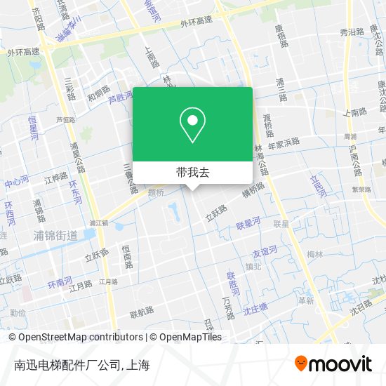 南迅电梯配件厂公司地图