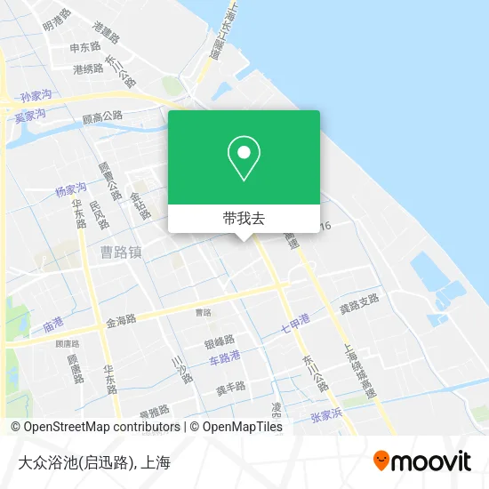 大众浴池(启迅路)地图