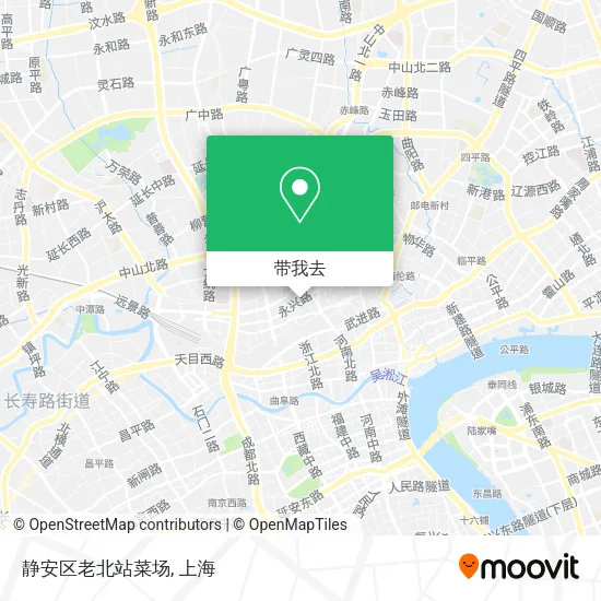 静安区老北站菜场地图