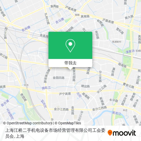 上海江桥二手机电设备市场经营管理有限公司工会委员会地图