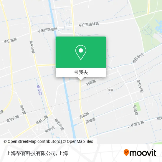 上海蒂赛科技有限公司地图