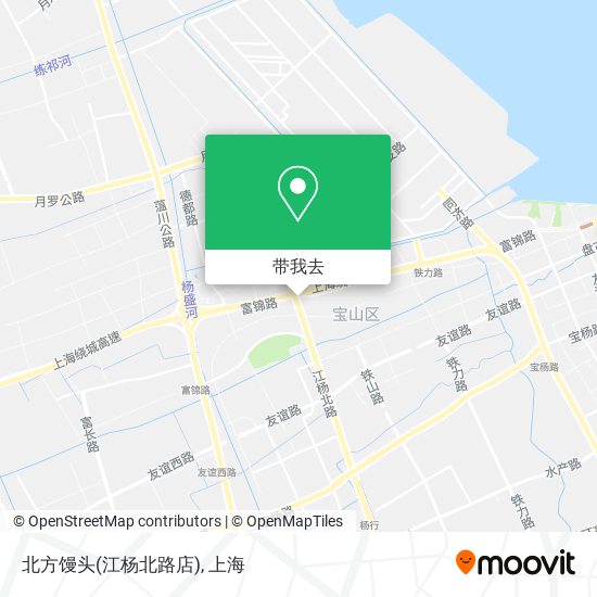 北方馒头(江杨北路店)地图