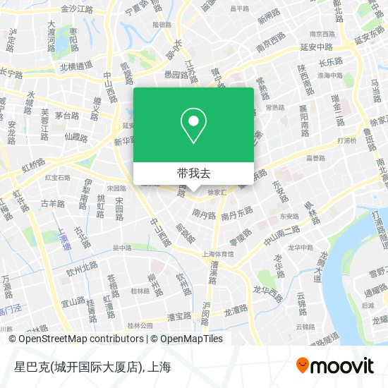 星巴克(城开国际大厦店)地图