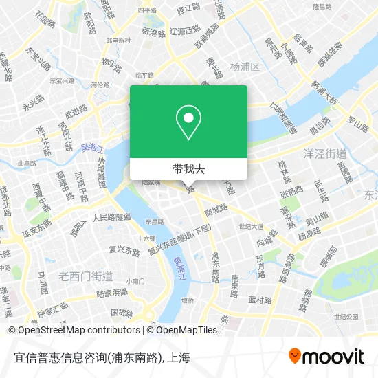 宜信普惠信息咨询(浦东南路)地图