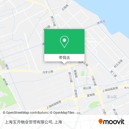 上海宝月物业管理有限公司地图