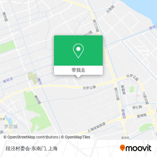 段泾村委会-东南门地图