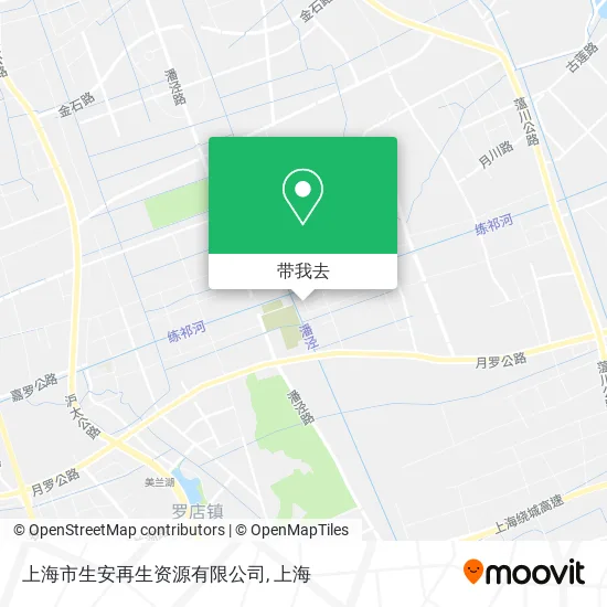 上海市生安再生资源有限公司地图