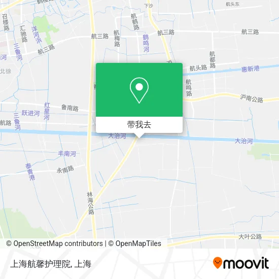 上海航馨护理院地图