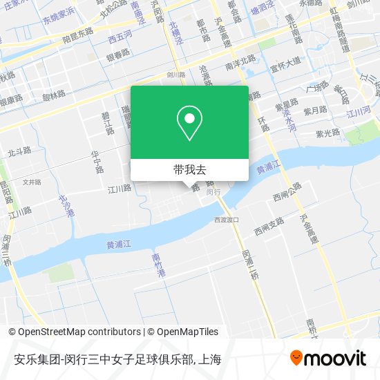 安乐集团-闵行三中女子足球俱乐部地图
