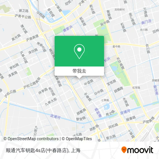 顺通汽车钥匙4s店(中春路店)地图