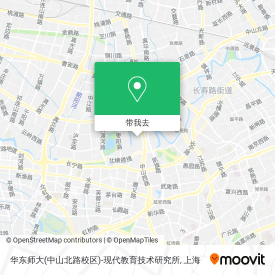 华东师大(中山北路校区)-现代教育技术研究所地图