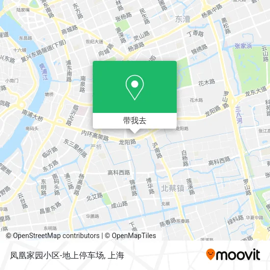 凤凰家园小区-地上停车场地图