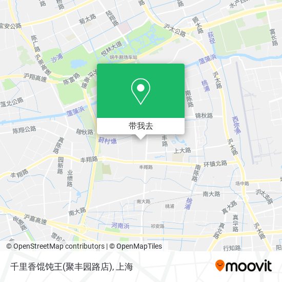 千里香馄饨王(聚丰园路店)地图