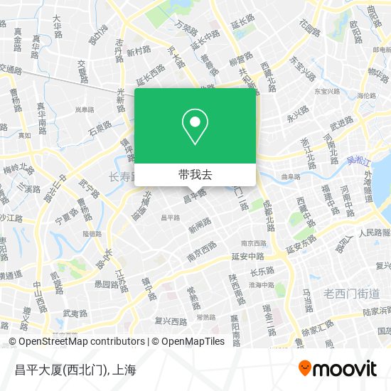 昌平大厦(西北门)地图