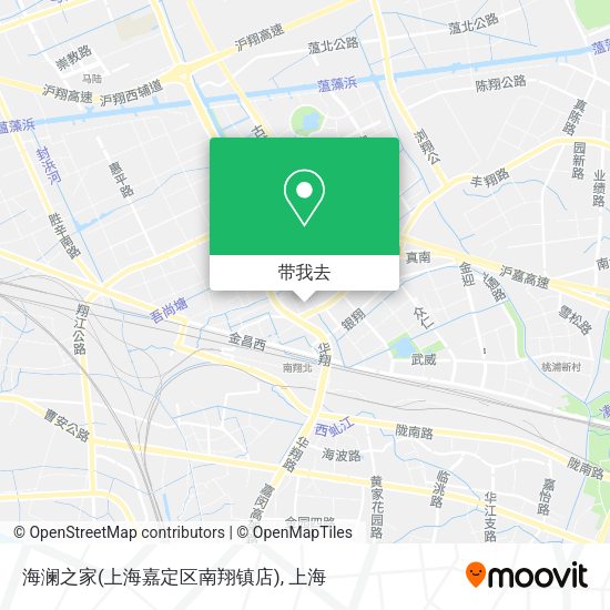 海澜之家(上海嘉定区南翔镇店)地图