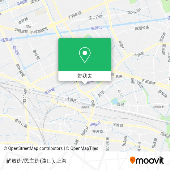 解放街/民主街(路口)地图