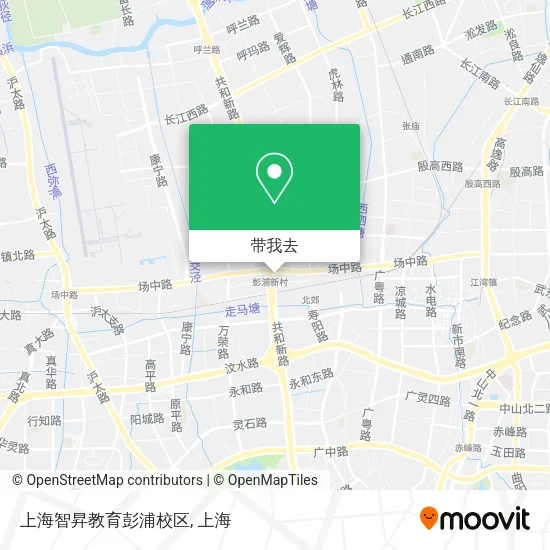 上海智昇教育彭浦校区地图