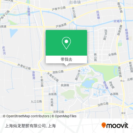 上海灿龙塑胶有限公司地图