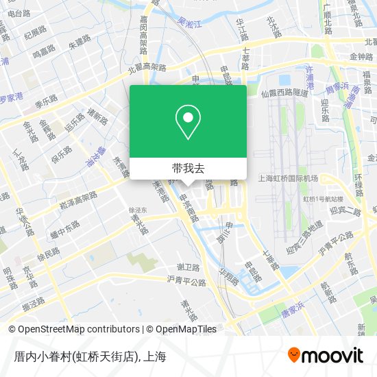 厝内小眷村(虹桥天街店)地图