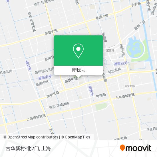 古华新村-北2门地图