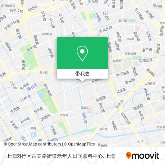 上海闵行区古美路街道老年人日间照料中心地图