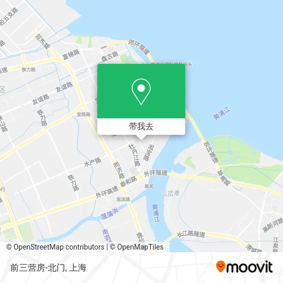 前三营房-北门地图