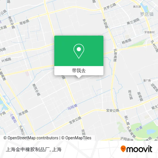 上海金申橡胶制品厂地图