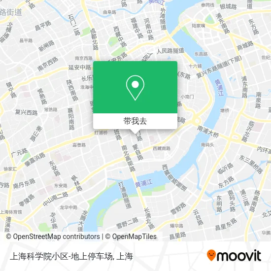 上海科学院小区-地上停车场地图