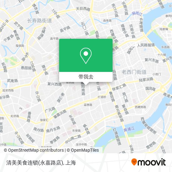 清美美食连锁(永嘉路店)地图