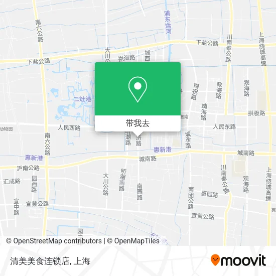 清美美食连锁店地图