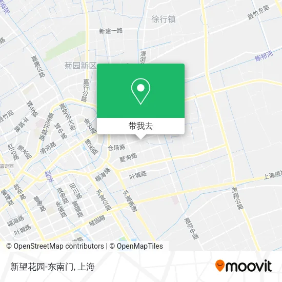 新望花园-东南门地图