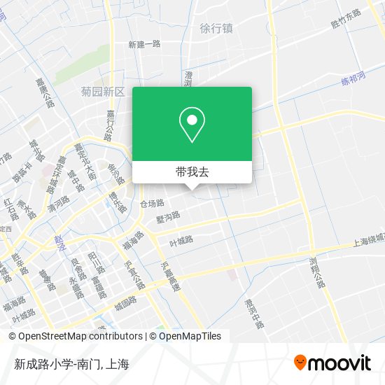 新成路小学-南门地图