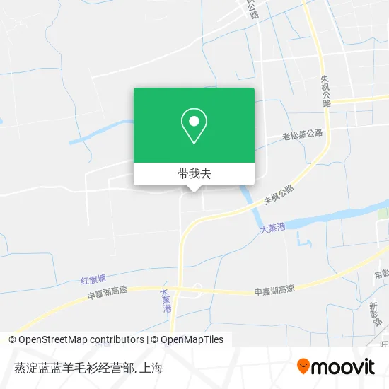 蒸淀蓝蓝羊毛衫经营部地图