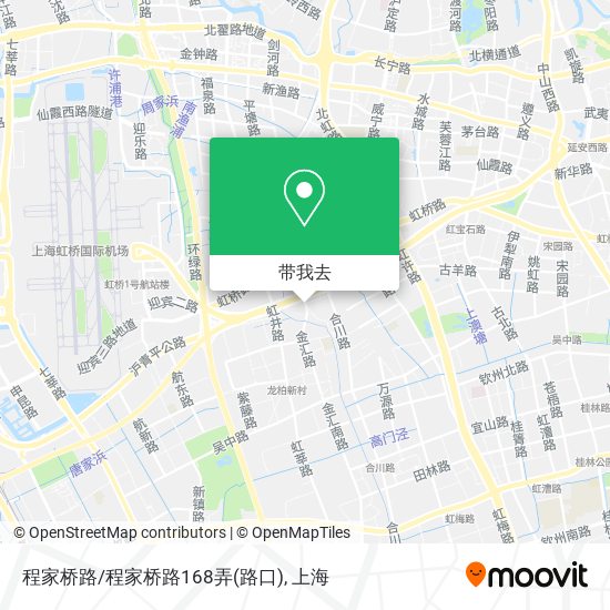 程家桥路/程家桥路168弄(路口)地图